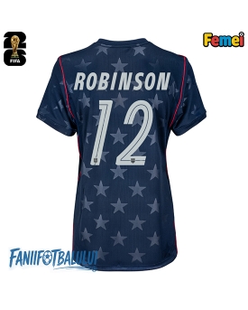 Statele Unite Miles Robinson #12 Echipament de Fotbal Replică Mondial 2026 Femei Deplasare Statele Unite Miles Robinson #12 Echipament de Fotbal Replică Mondial 2026 Femei Deplasare